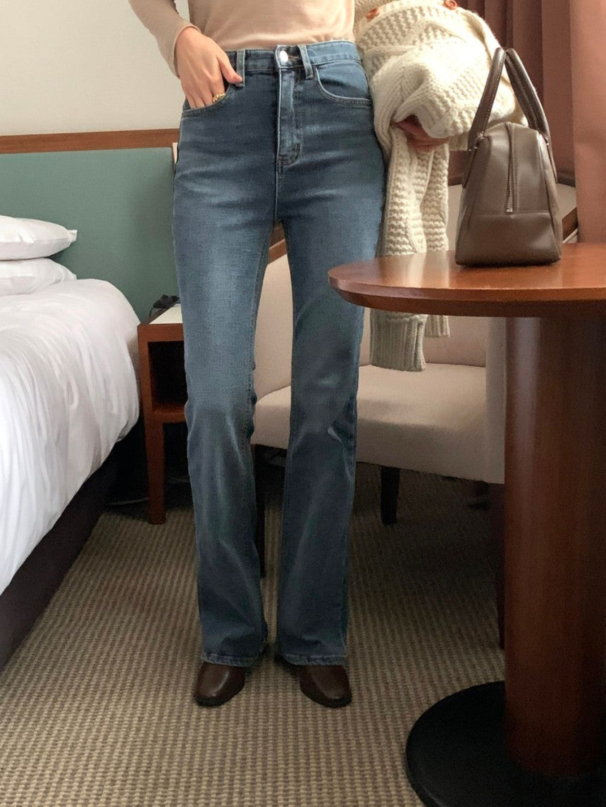 coma fleece pants ( boot-cut)