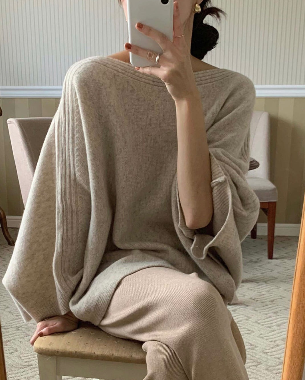 niara knit ( cashmere wool 65 % )