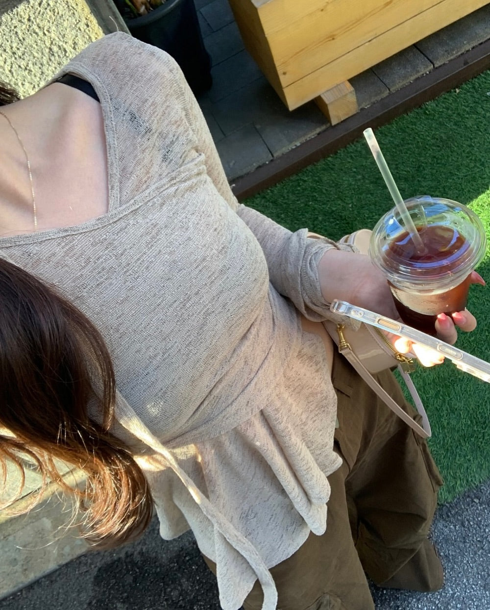eliz tie top