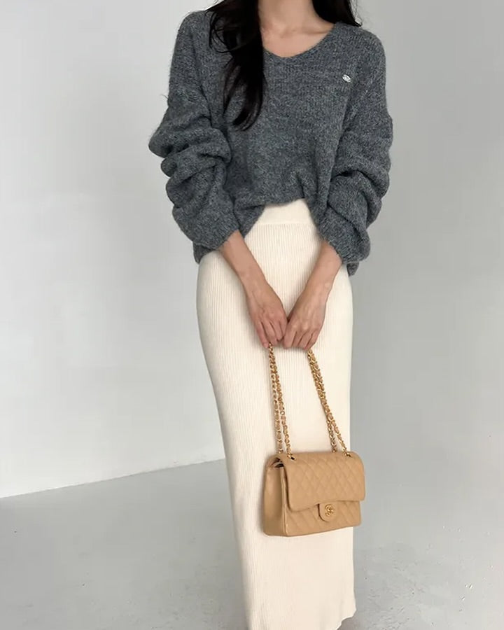 sorbet mohair knit