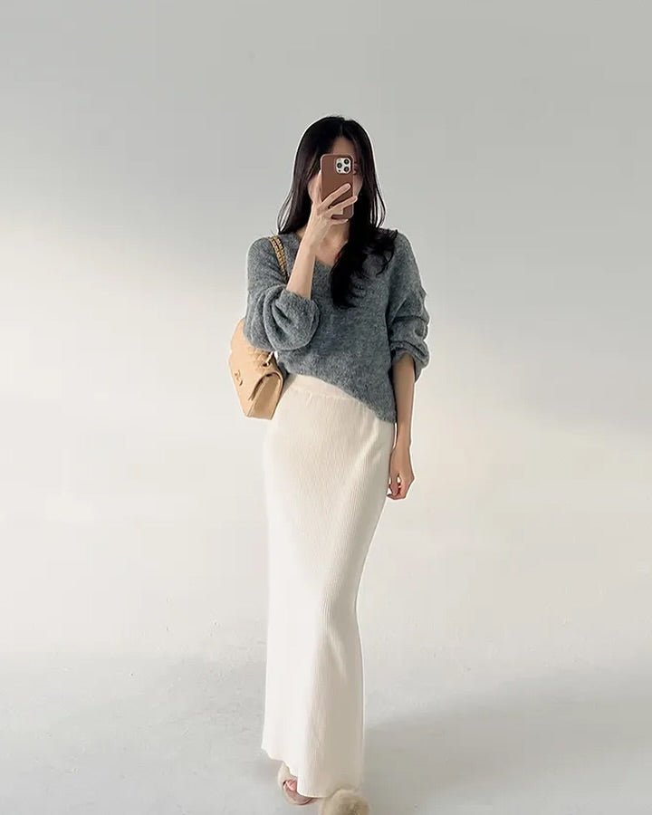 sorbet mohair knit