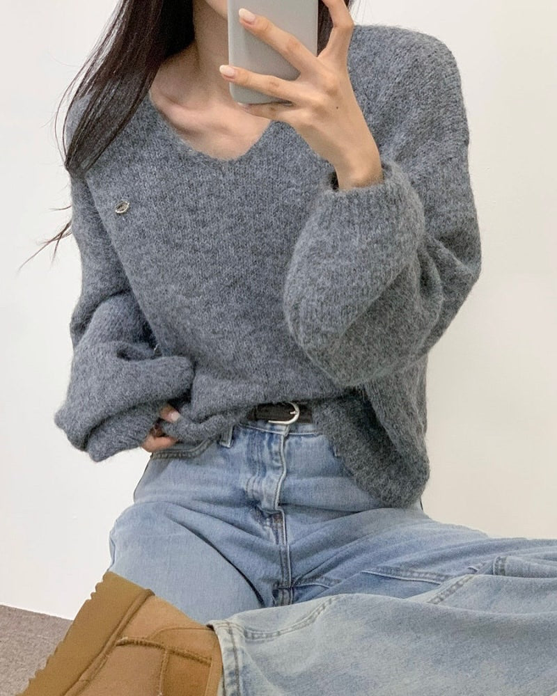 sorbet mohair knit
