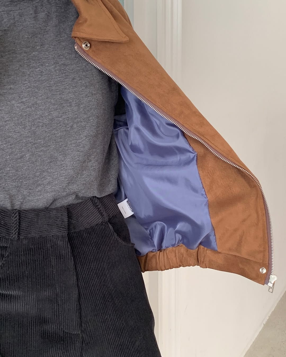ray suede jumper