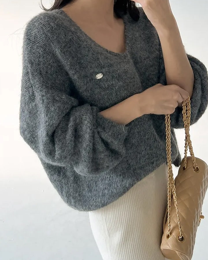 sorbet mohair knit