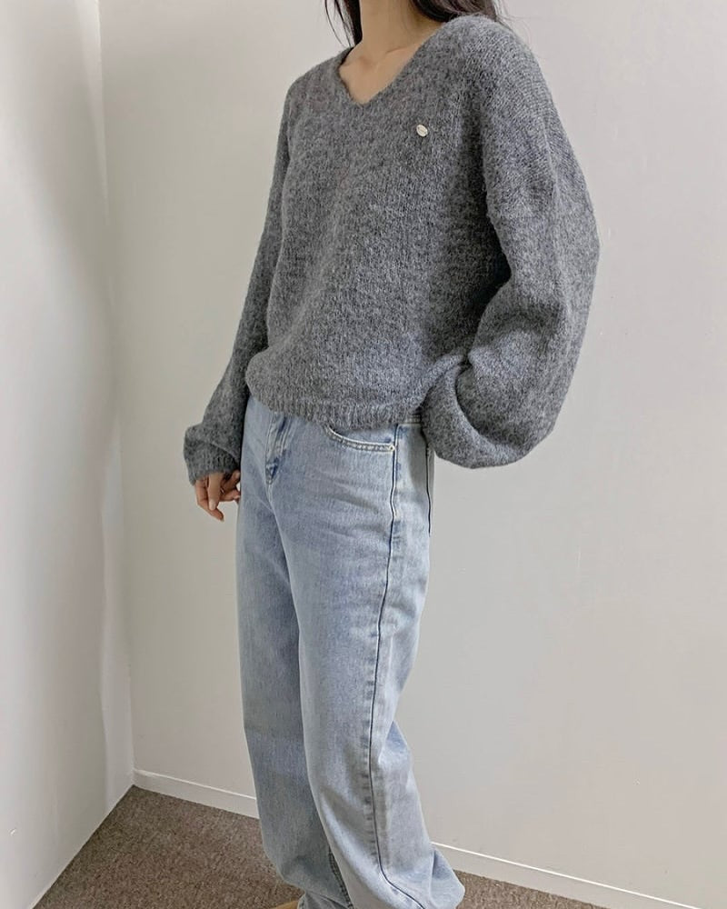 sorbet mohair knit