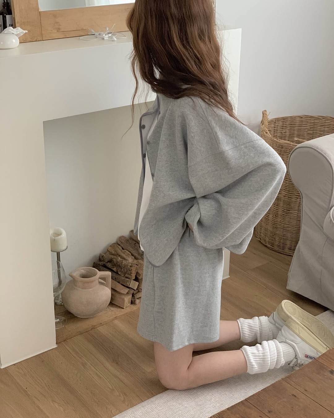 martin button cardigan