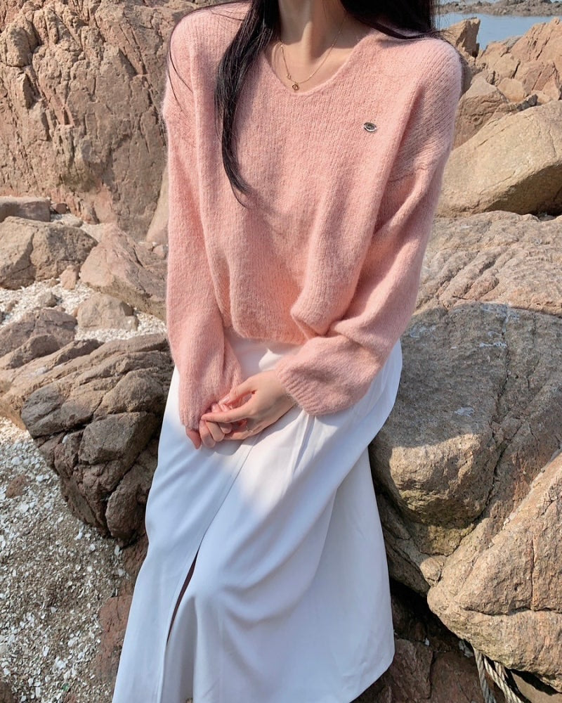 sorbet mohair knit