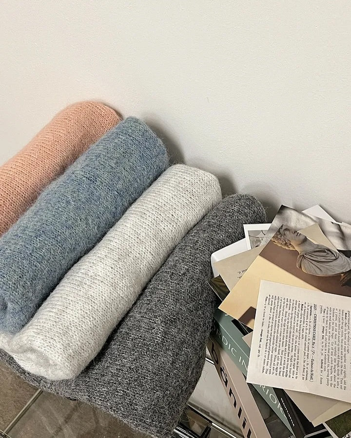 sorbet mohair knit