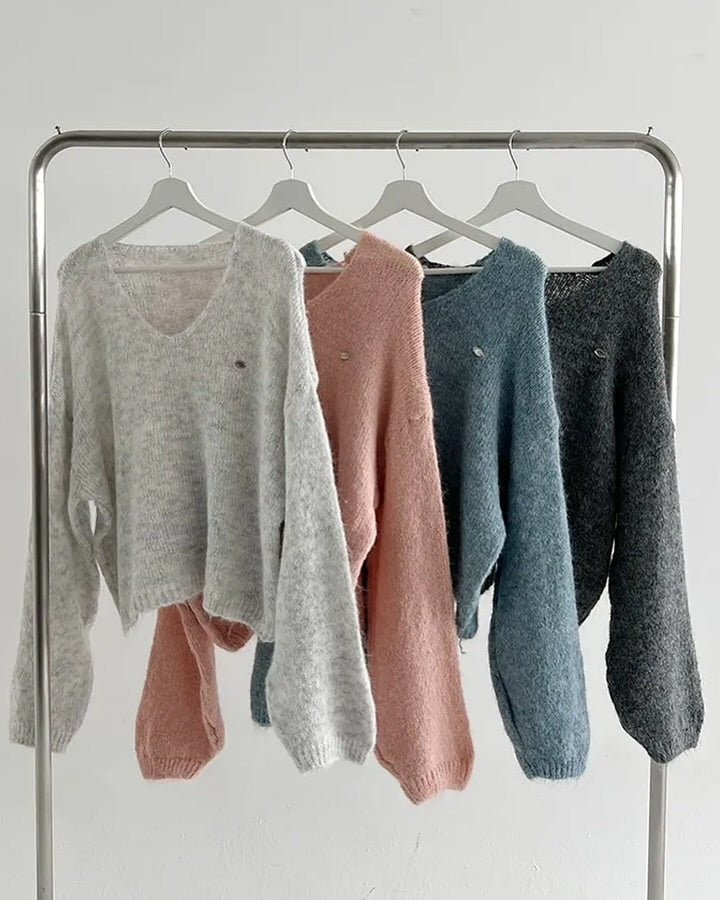 sorbet mohair knit