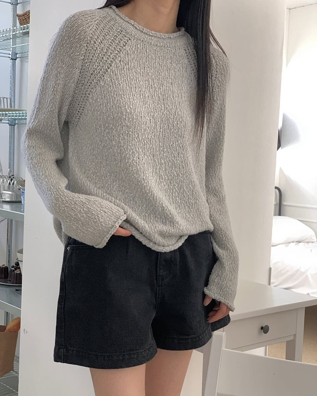 rolling cotton knit