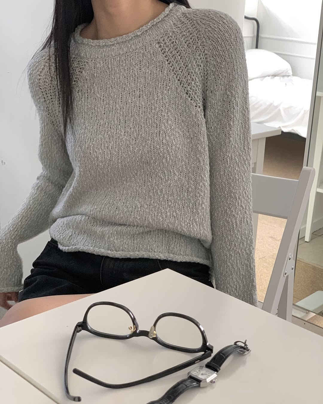 rolling cotton knit