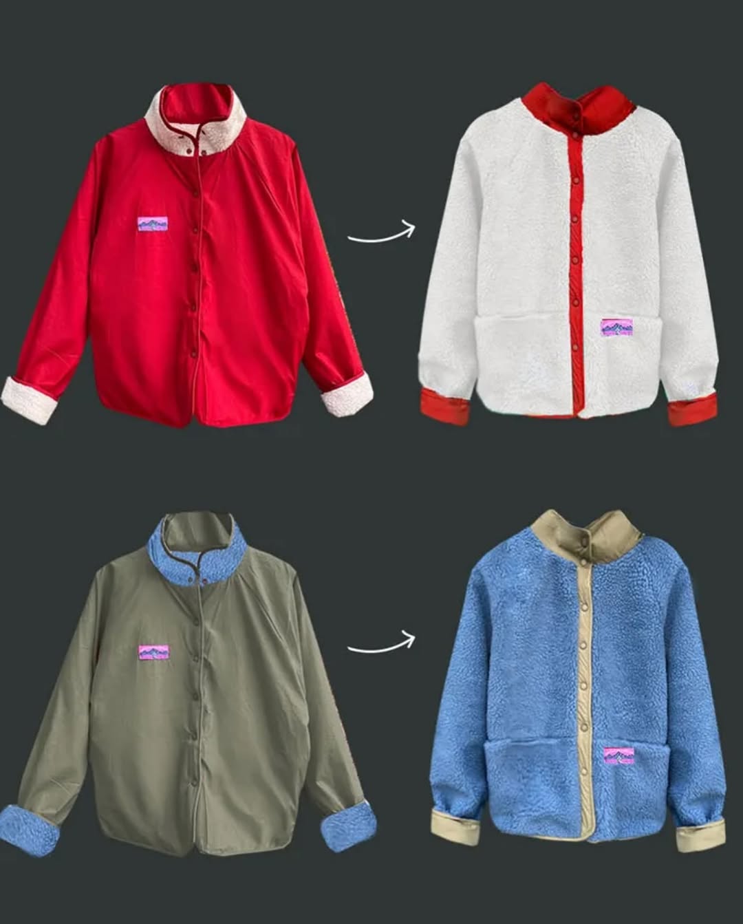 amiment fleece jumper
