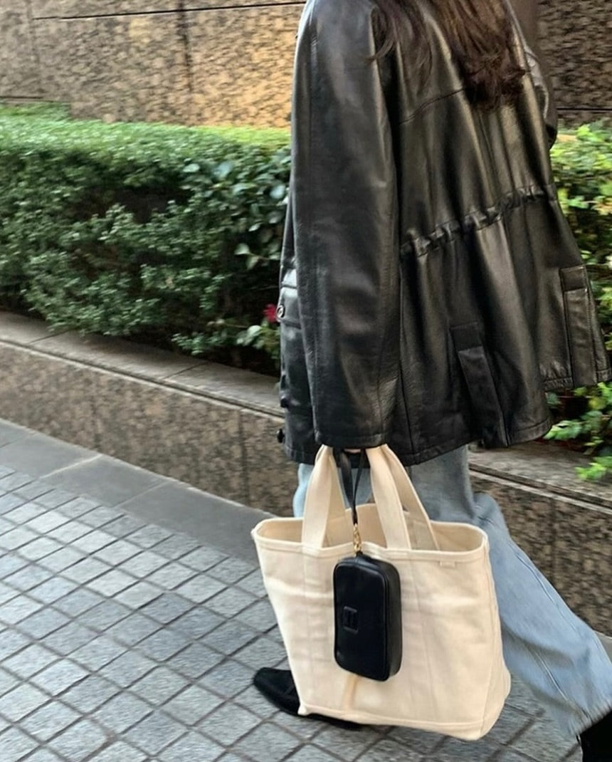 rory string leather jacket (premium)