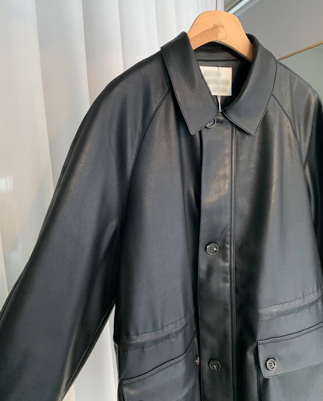 rory string leather jacket (premium)