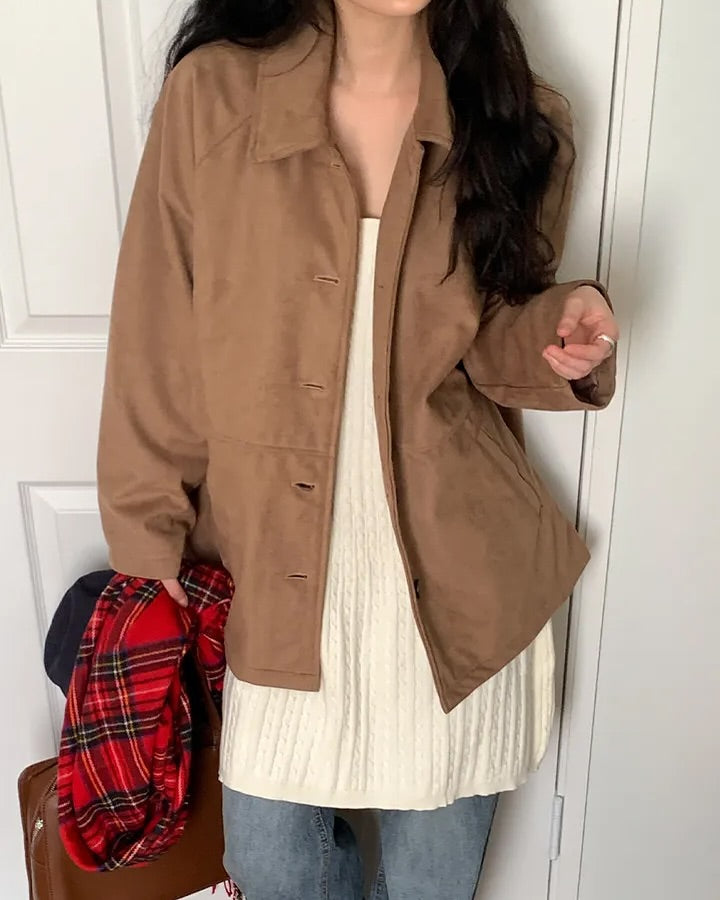 gram suede mid jacket