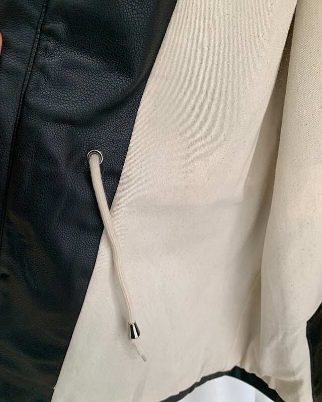 rory string leather jacket (premium)