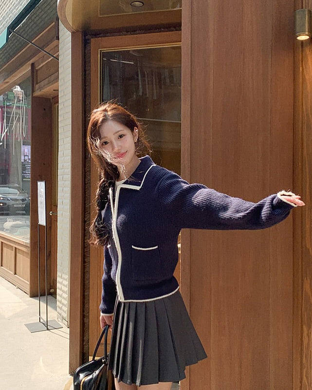 tune zip-up cardigan