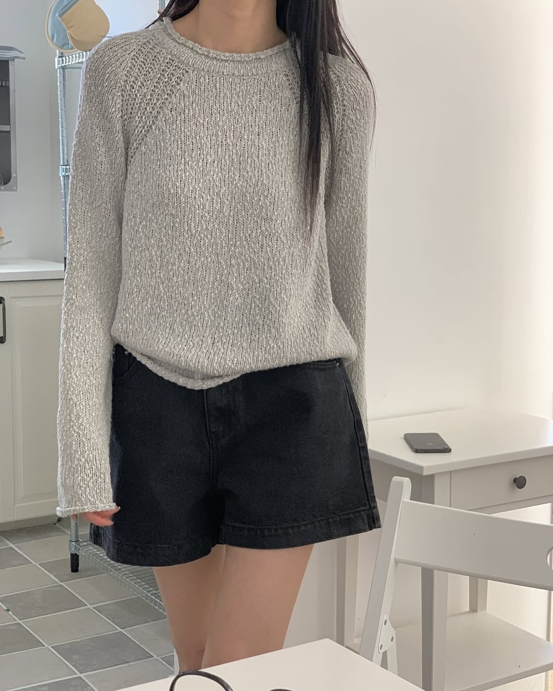 rolling cotton knit