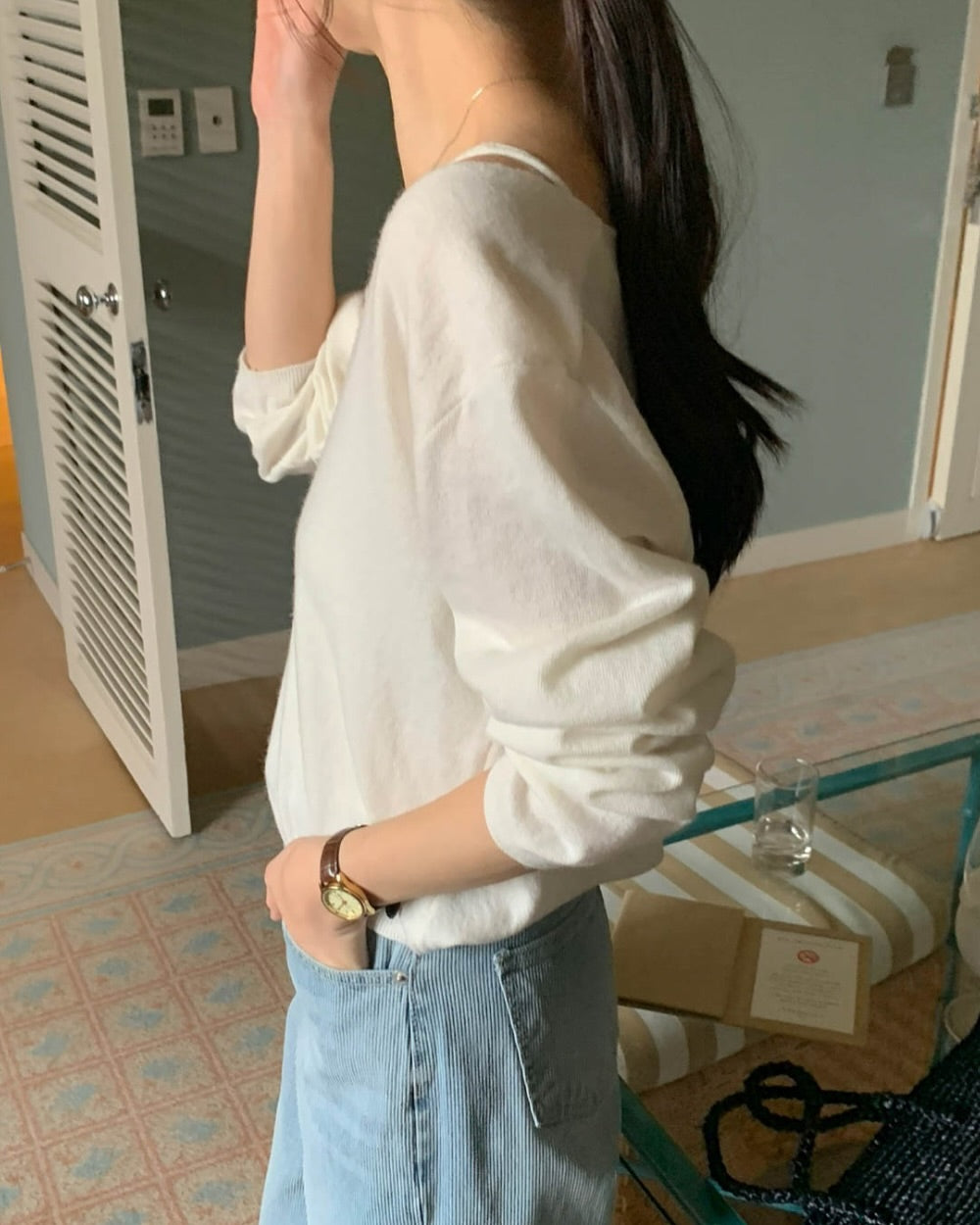 cami knit set