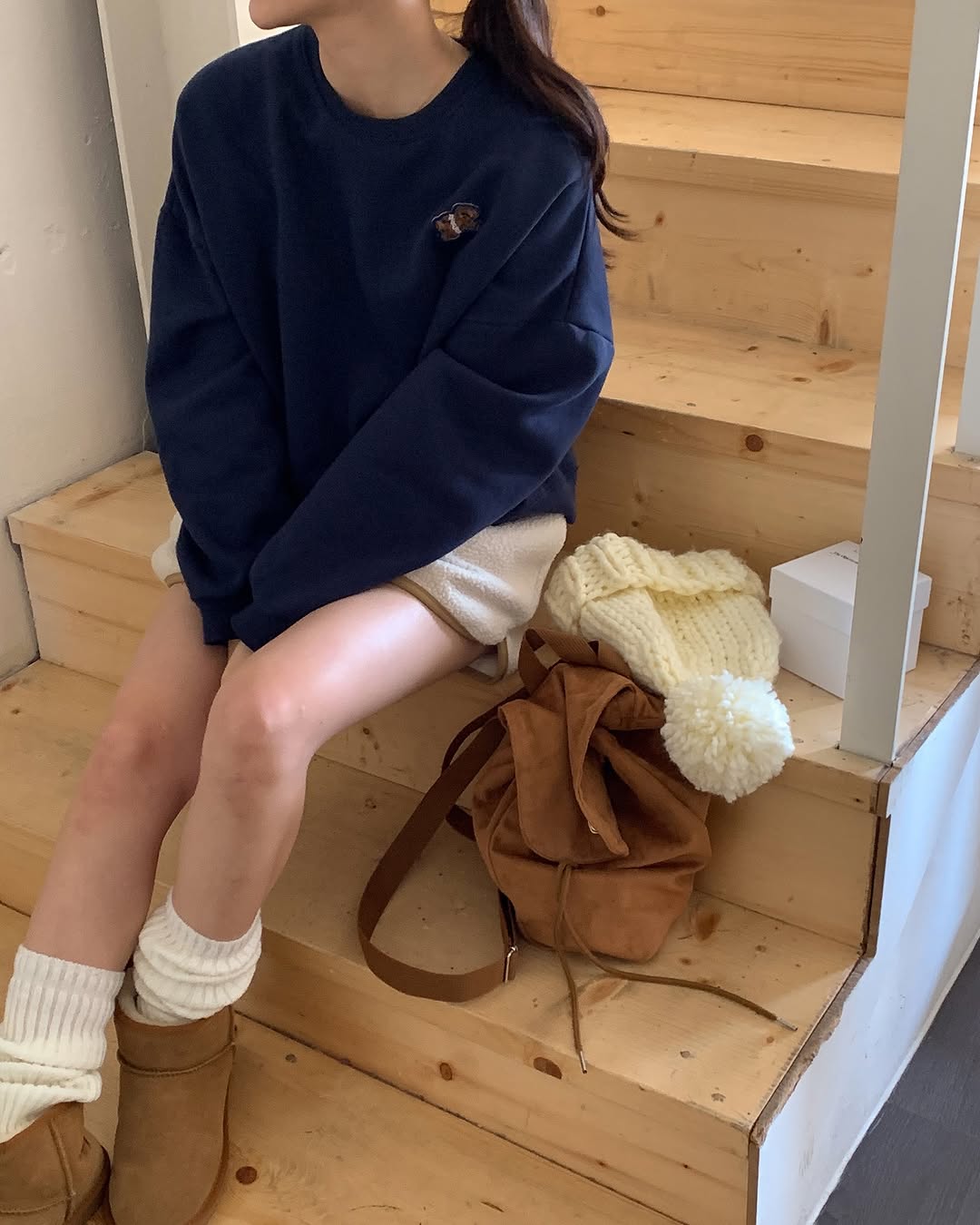 teddy fleece top