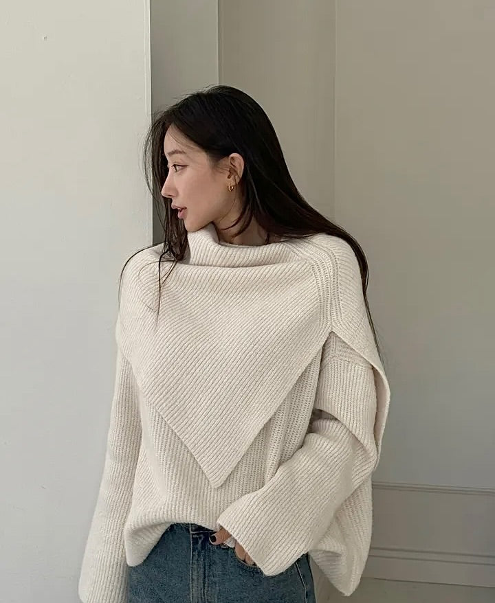 lyra wool cape set (2pcs)