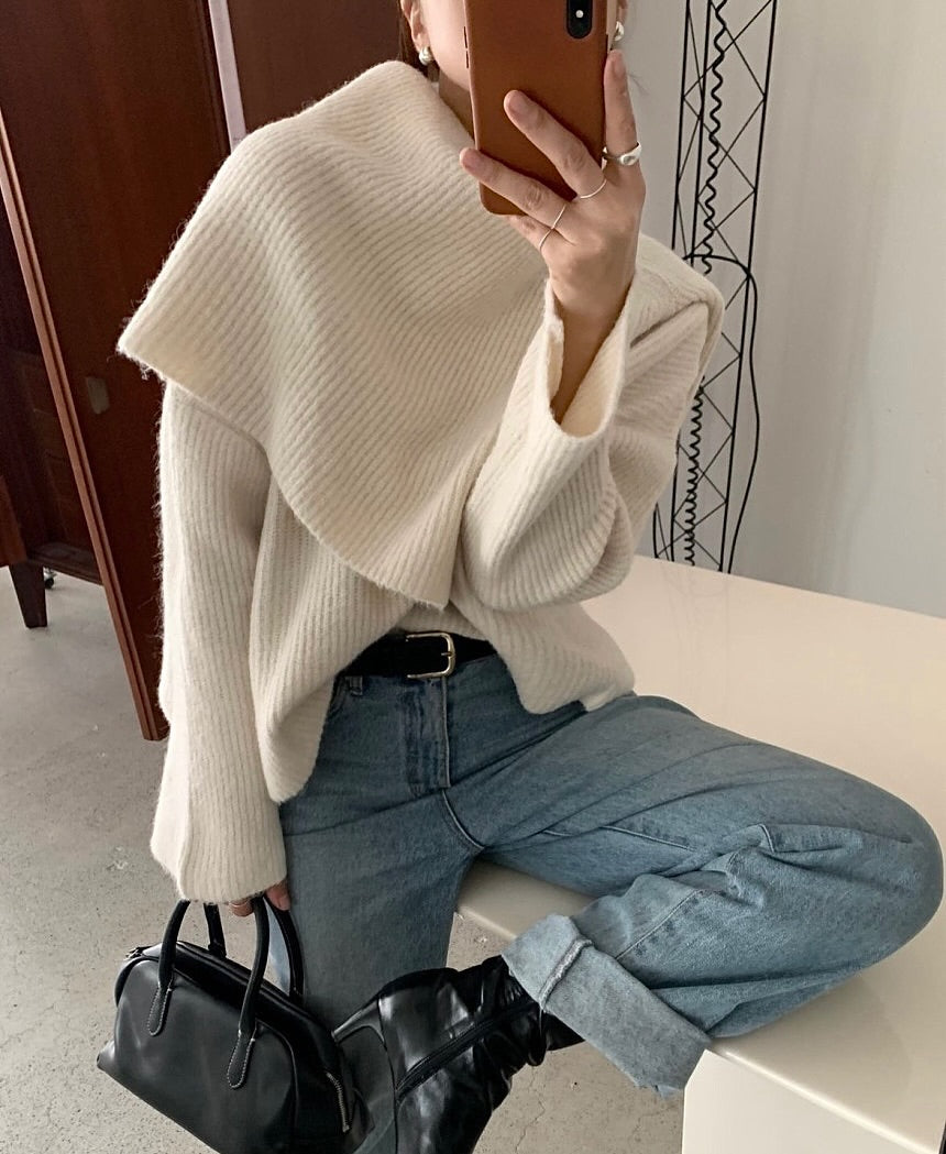 lyra wool cape set (2pcs)