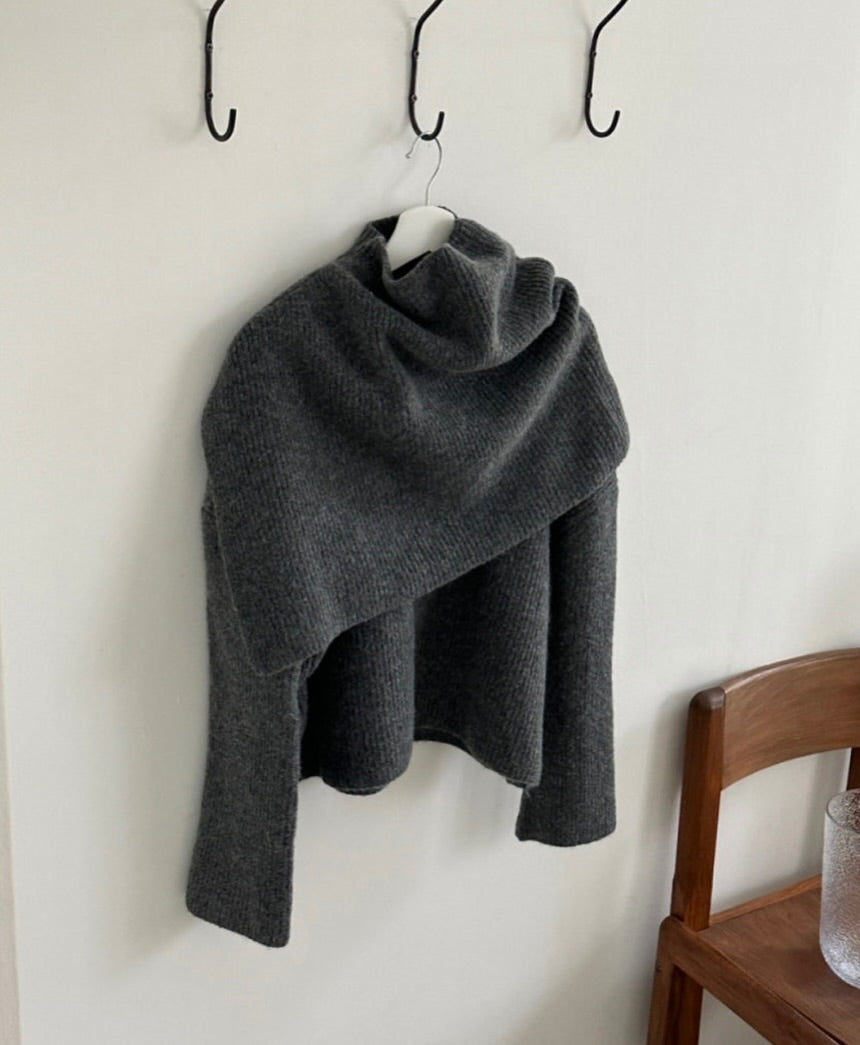 lyra wool cape set (2pcs)