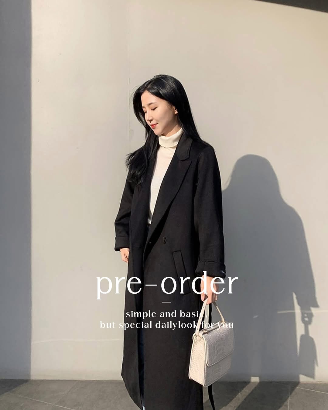 theo handmade coat ( black )