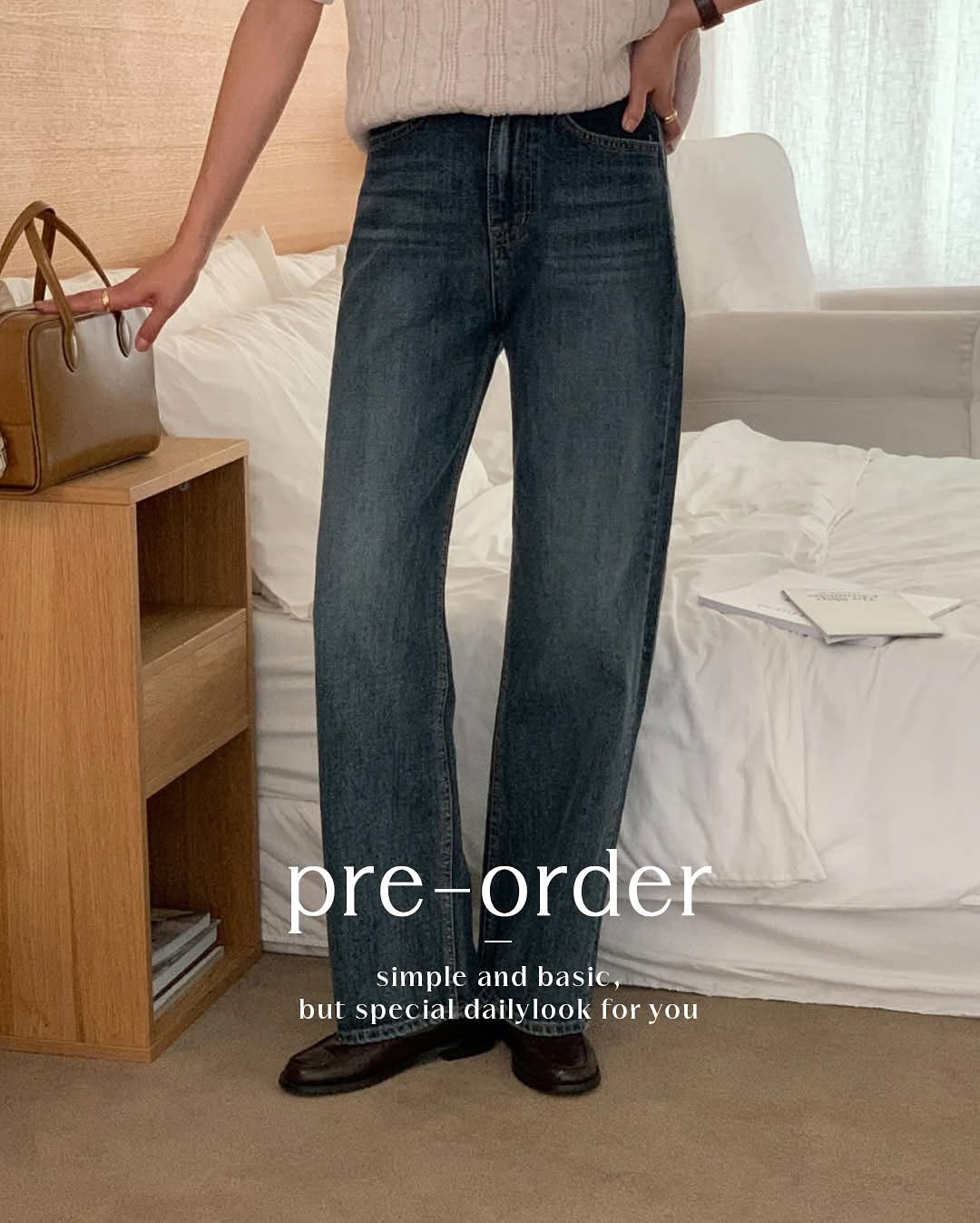 cerric denim pants (pre-order)