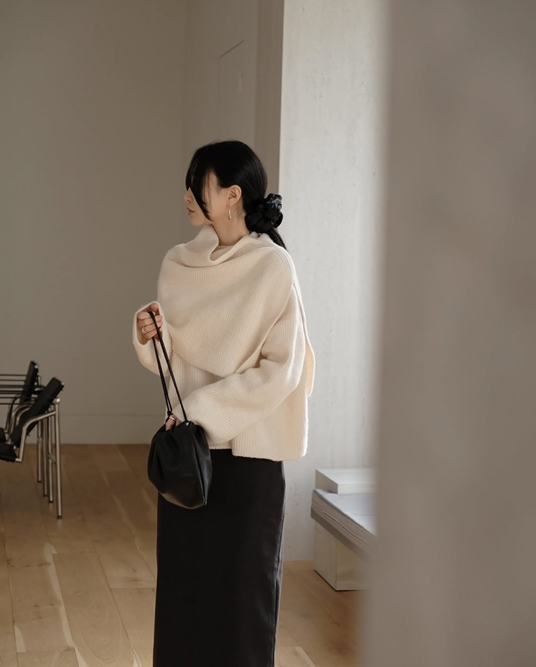 lyra wool cape set (2pcs)