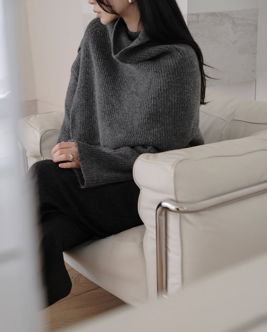 lyra wool cape set (2pcs)