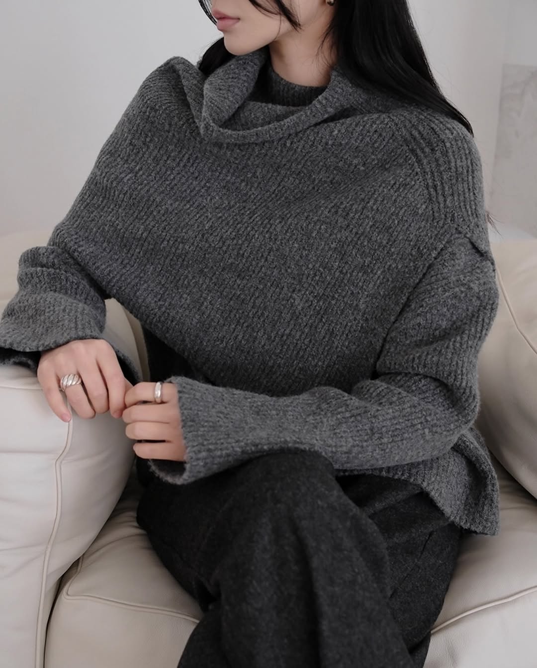 lyra wool cape set (2pcs)