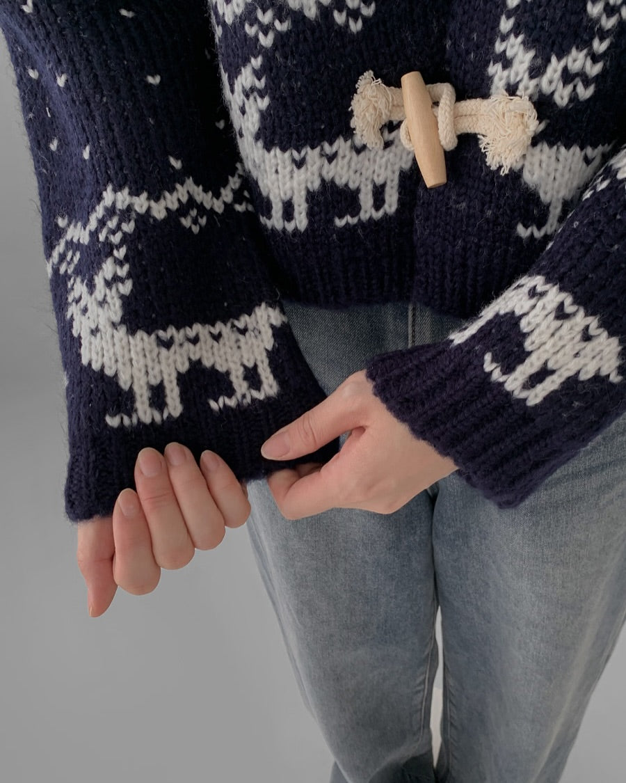 areun nordic cardigan