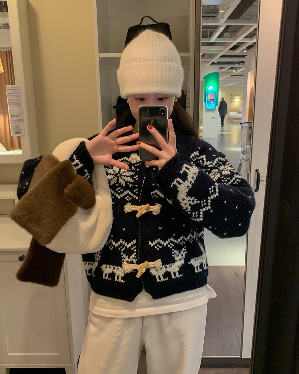 areun nordic cardigan