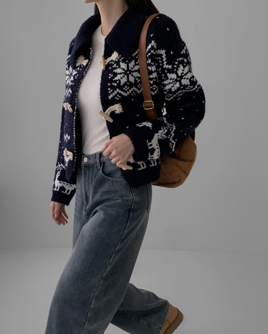 areun nordic cardigan