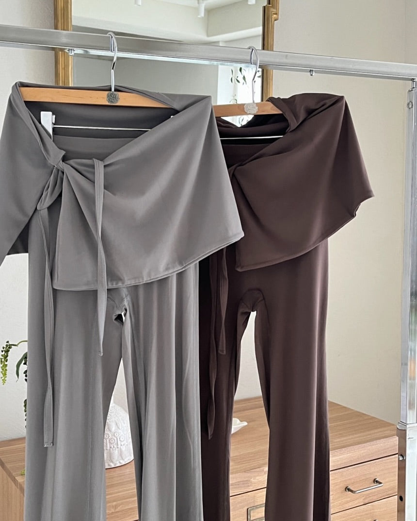 cover wrap leggings (2pcs)
