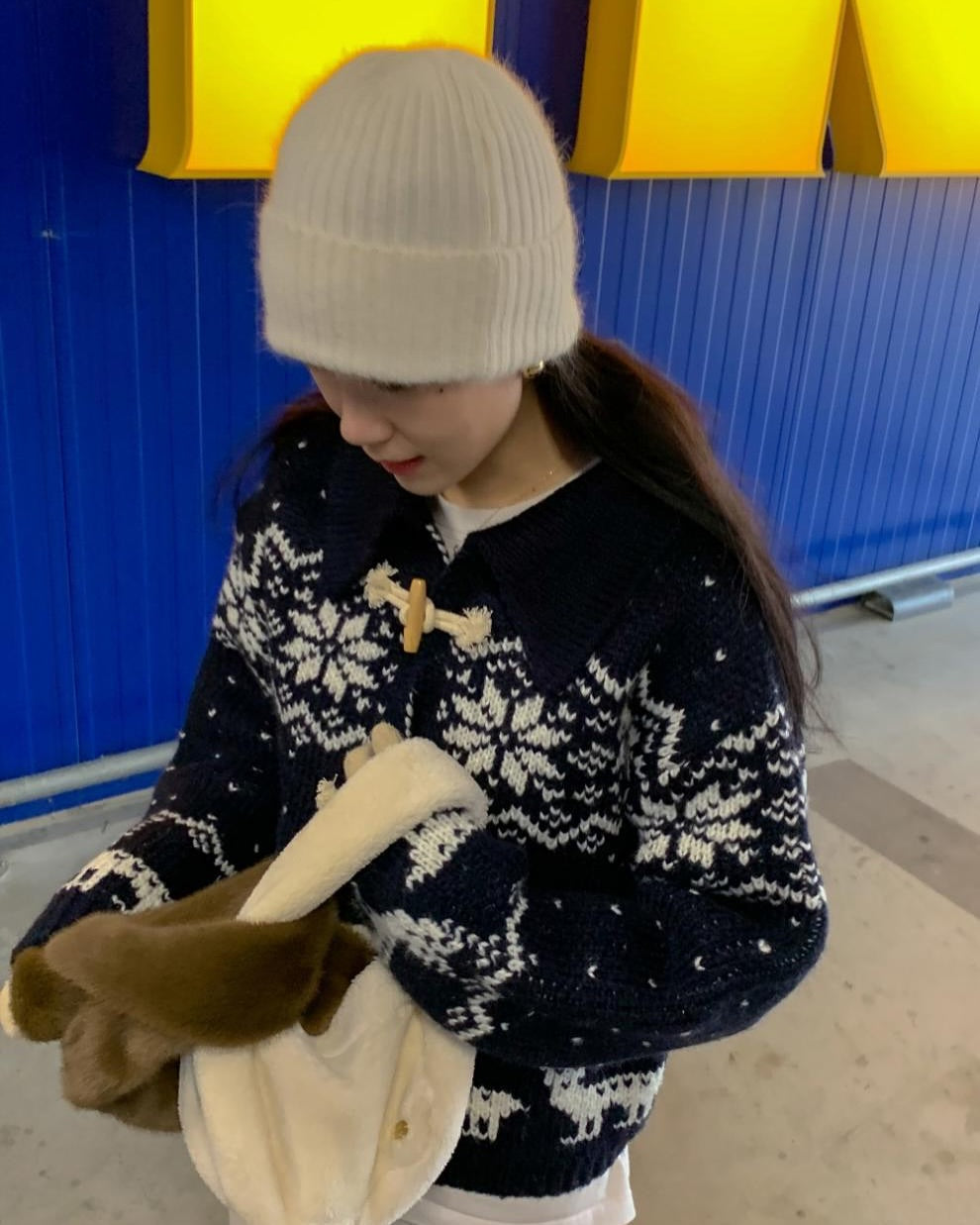 areun nordic cardigan