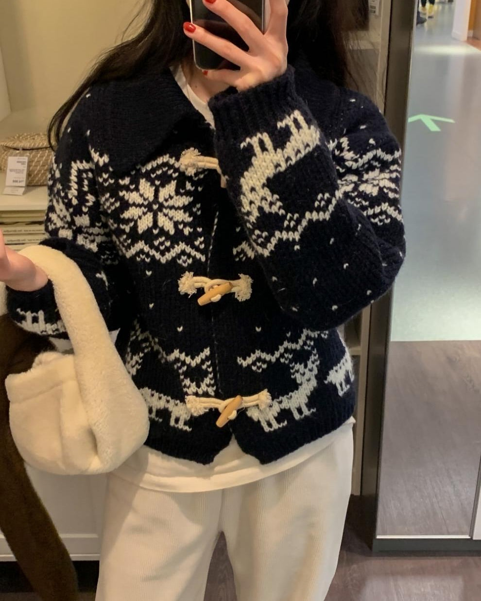 areun nordic cardigan