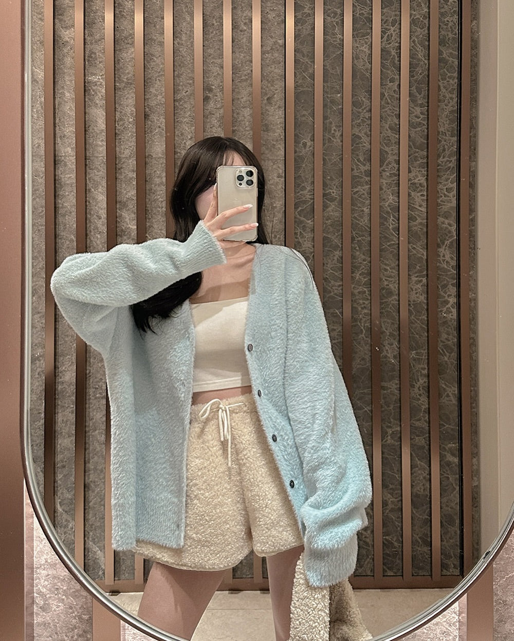 somo mohair cardigan