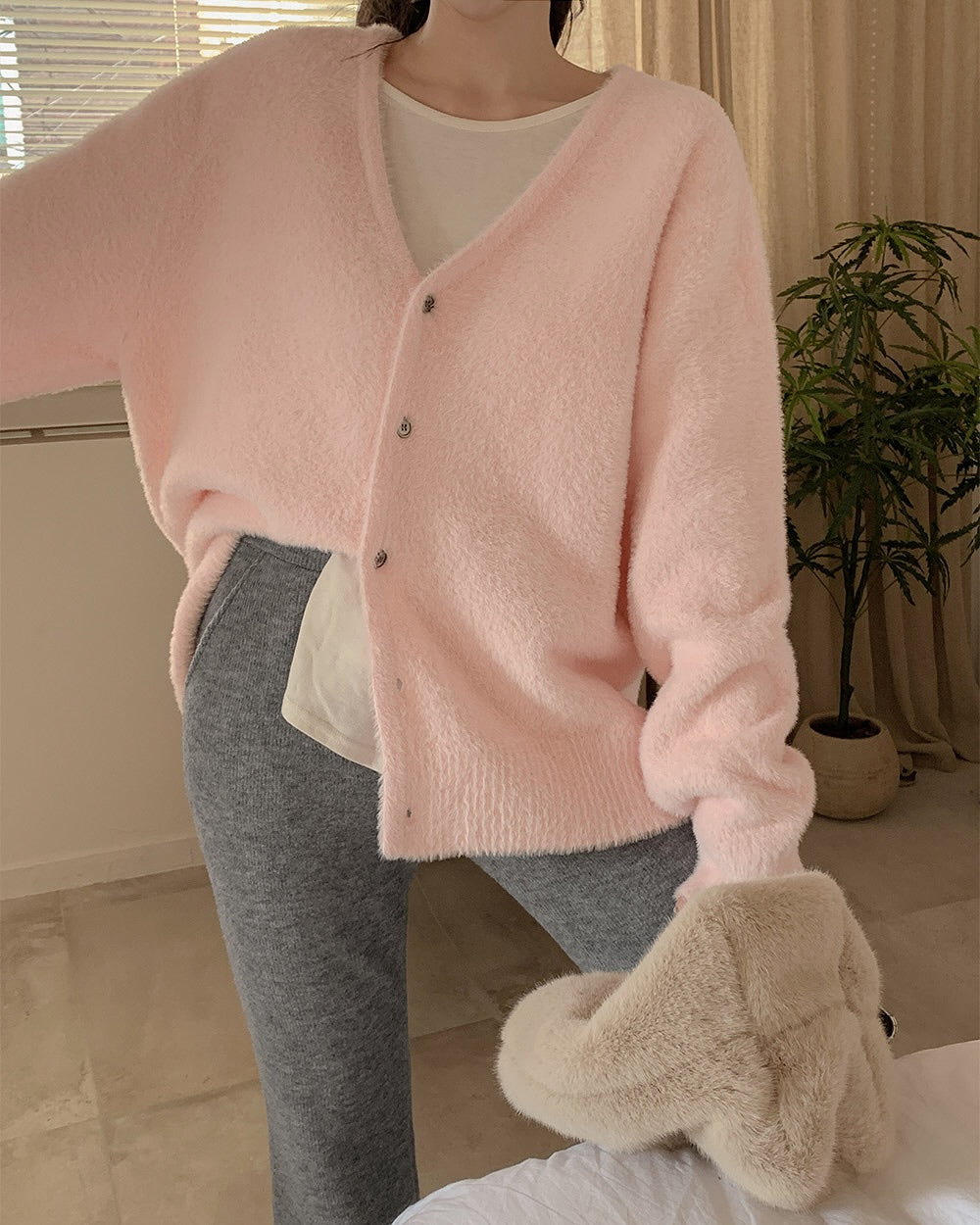 somo mohair cardigan
