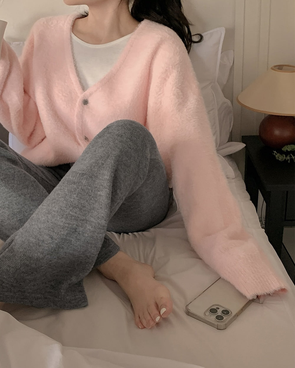 somo mohair cardigan