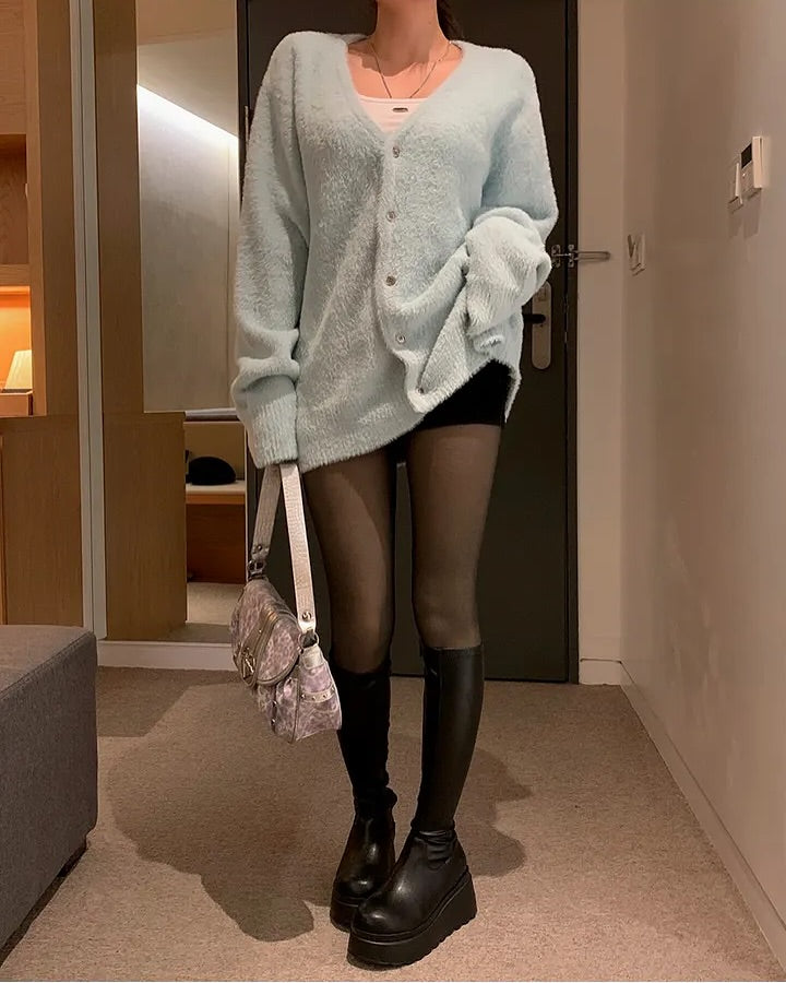 somo mohair cardigan