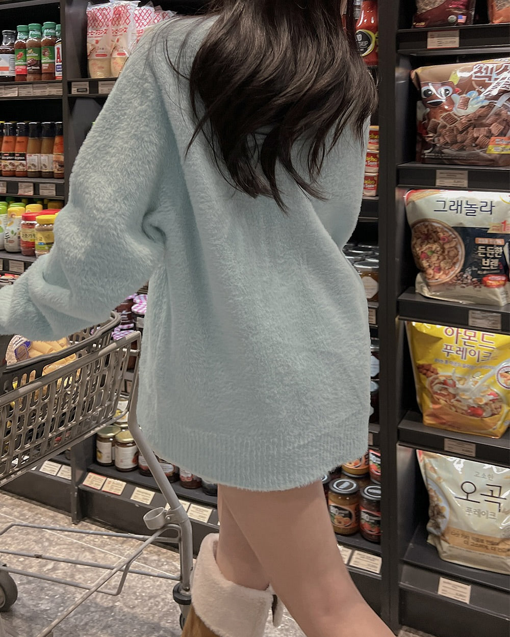somo mohair cardigan