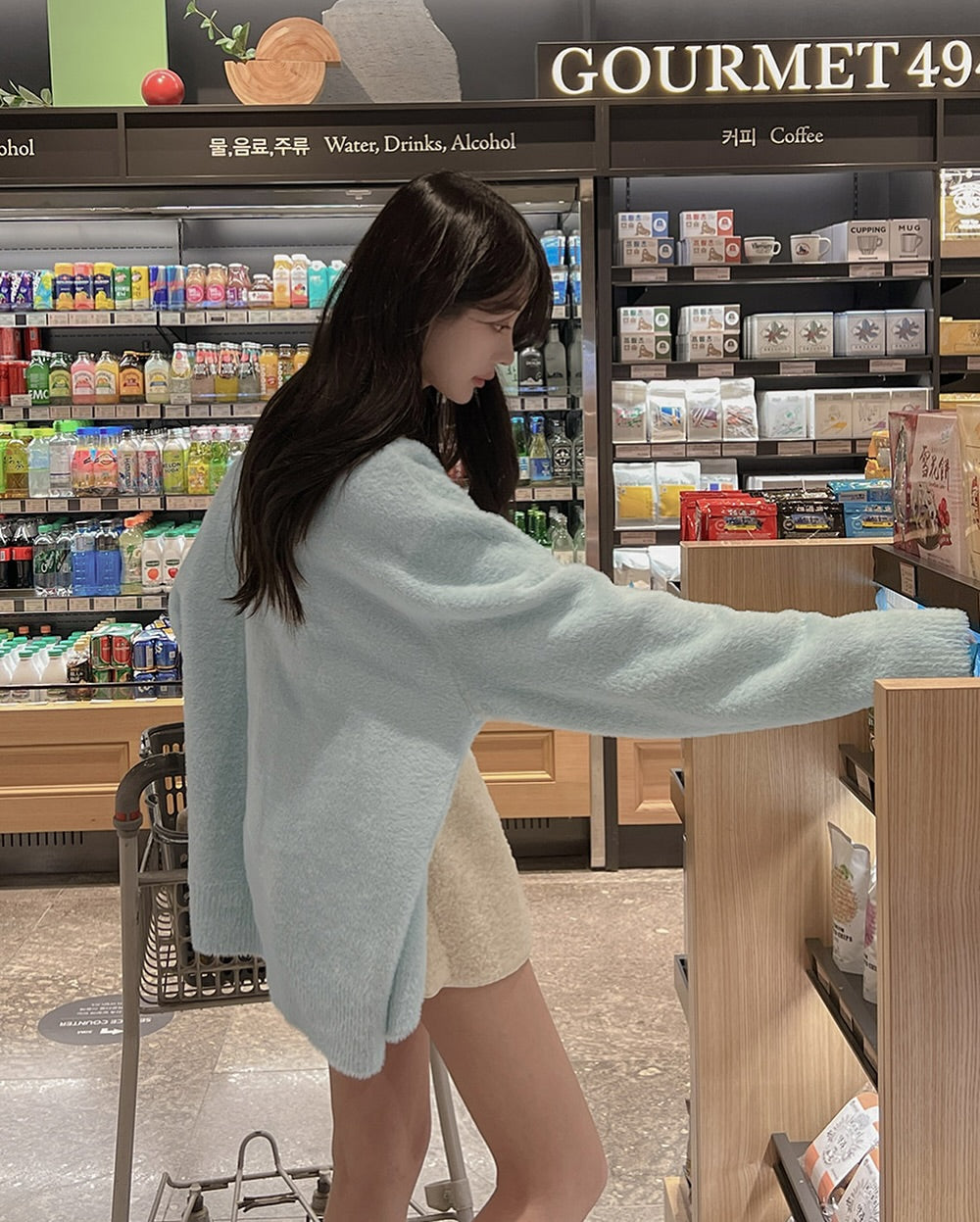 somo mohair cardigan