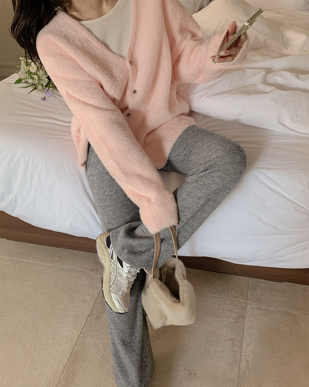 somo mohair cardigan