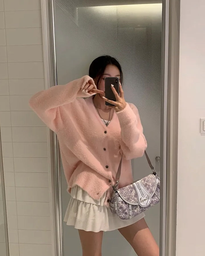somo mohair cardigan