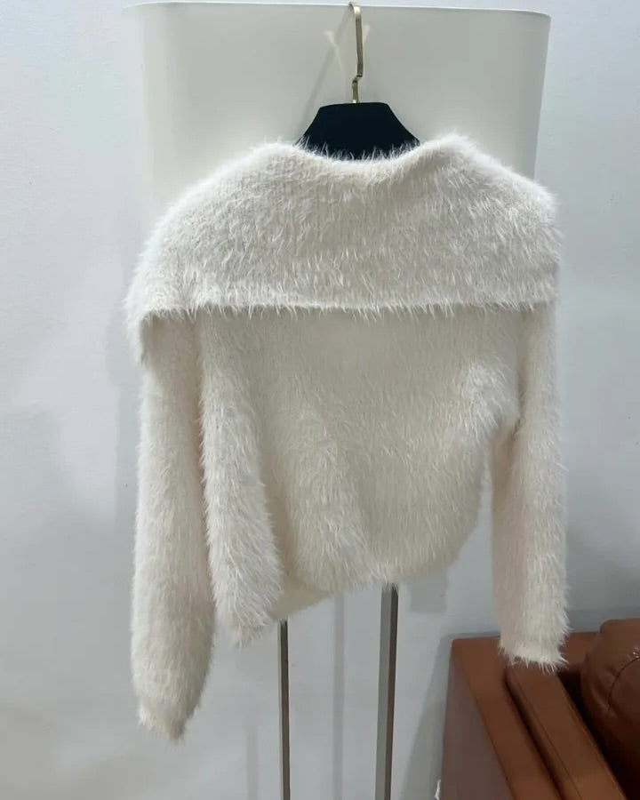 sera crop cardigan