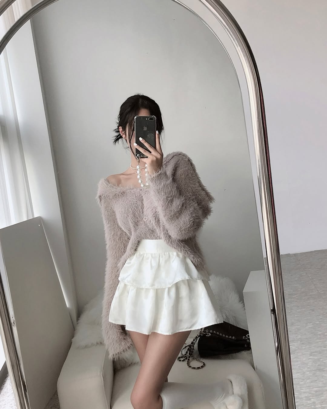 sera crop cardigan