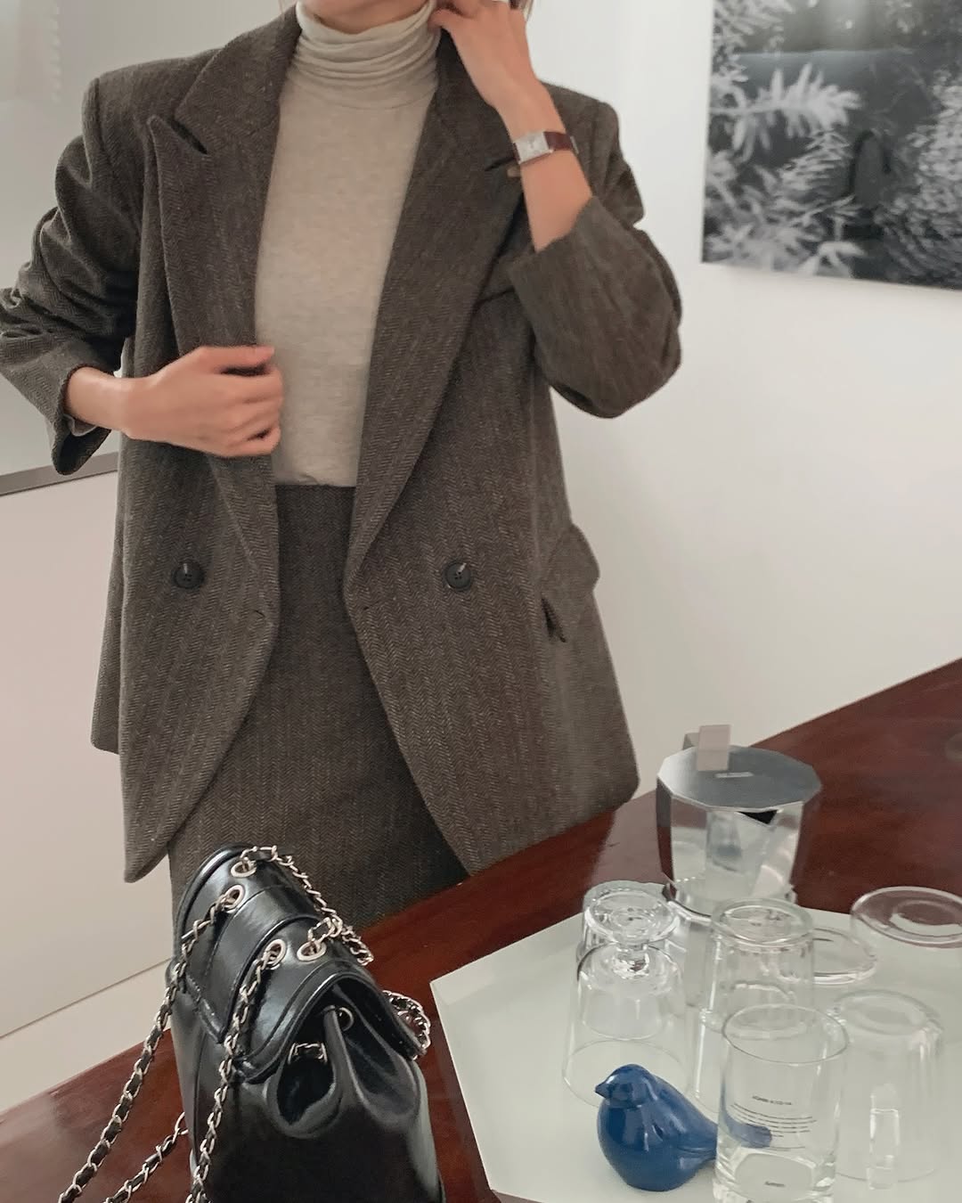 jaures herringbone jacket