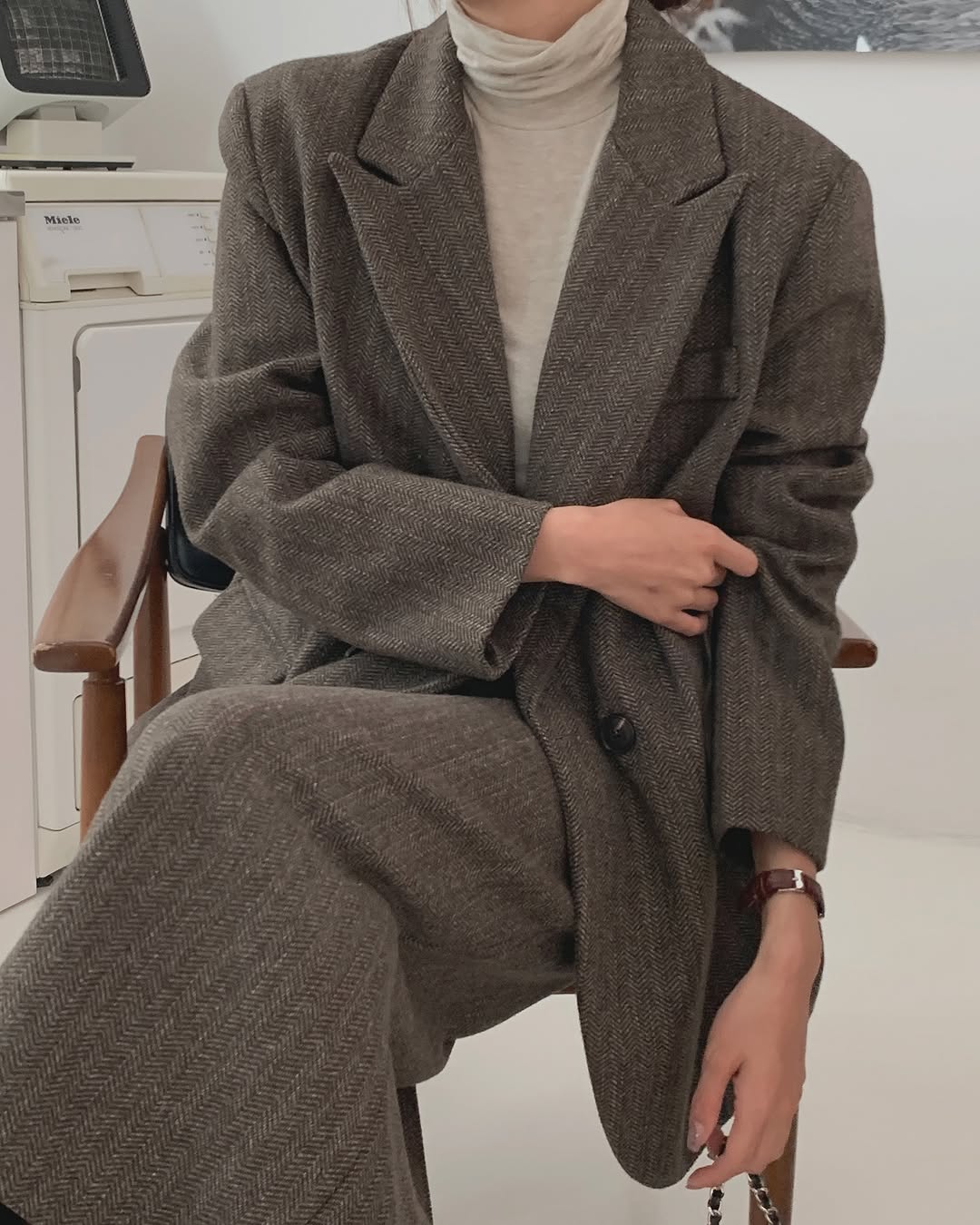jaures herringbone jacket
